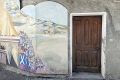 Una delle opere del museo a cielo aperto