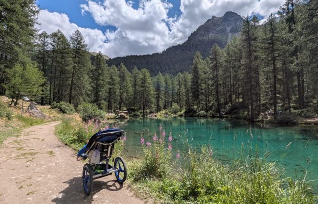 Lago Pellaud senza barriere per disabilità motoria: un angolo nascosto tra le montagne